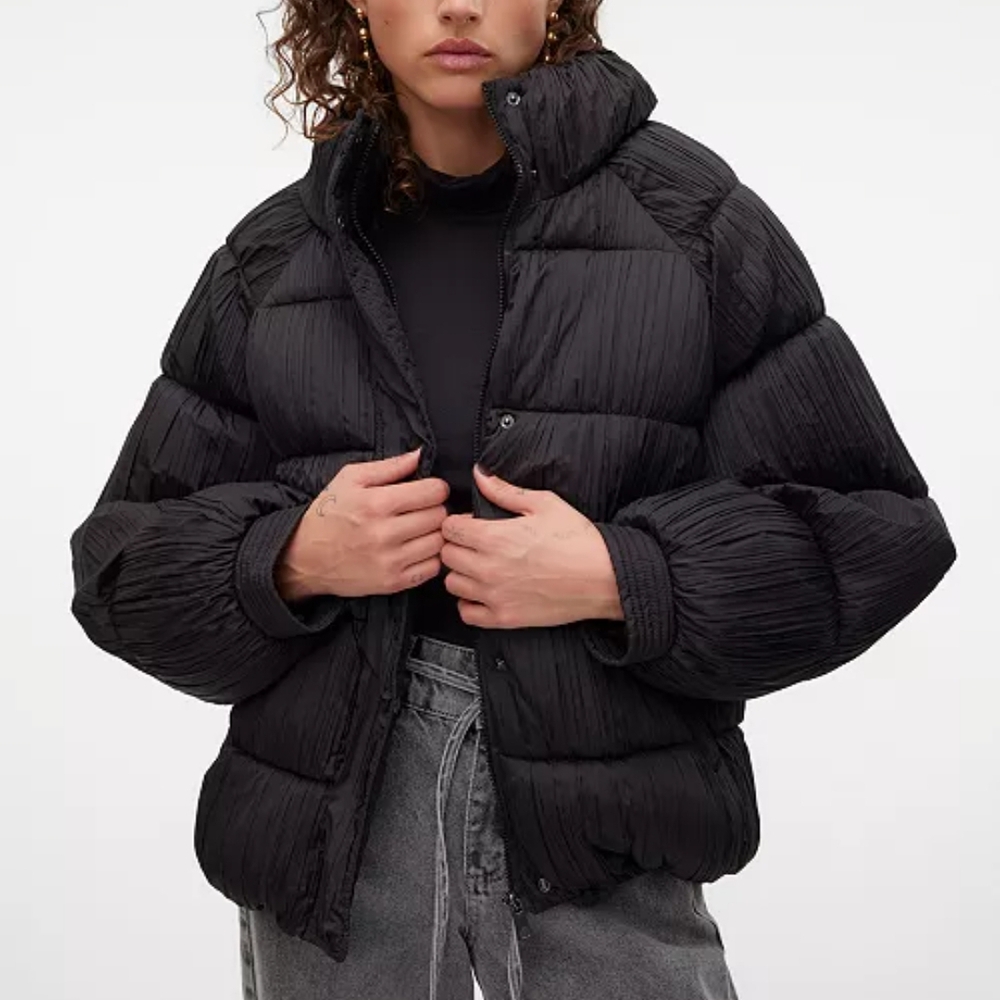 Women's Black Puffer Jacket